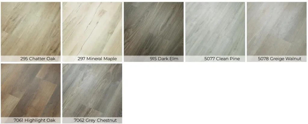Acuba LVT Color Design Collection Acuba LVT Color Design Collections for multifamily markets