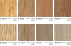 Wood design homogeneous flooring