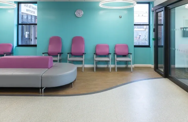 Altro Wood Adhesive Free Flooring Showcase at Ipswich Hospital