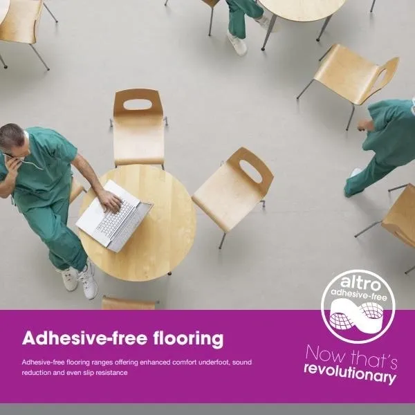 Glue Free Homogeneous Flooring By Altro