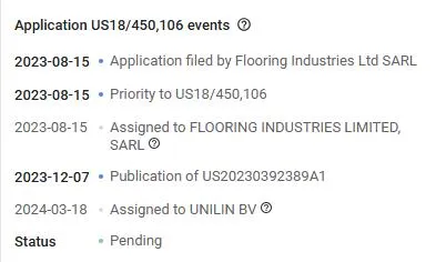 PET based LVT patent innovation by Unilin Technology